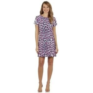 Jude Connally Women’s Ella Leopard Print Size Small Stretch Popover